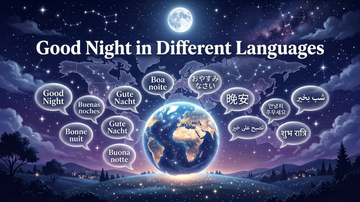 good night in different languages