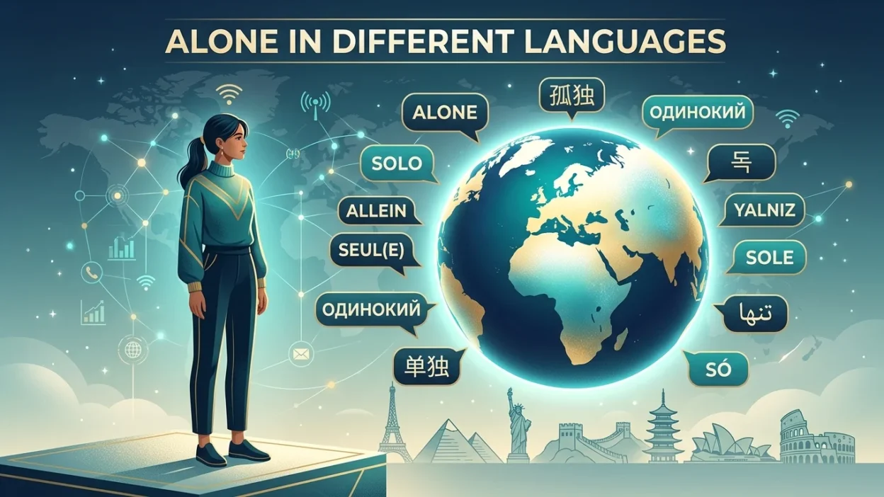 alone in different languages