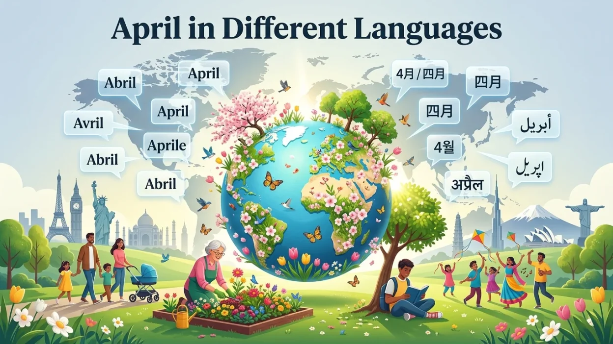 april in different languages