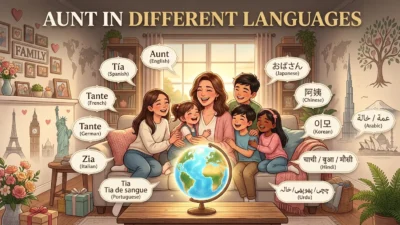 aunt in different languages