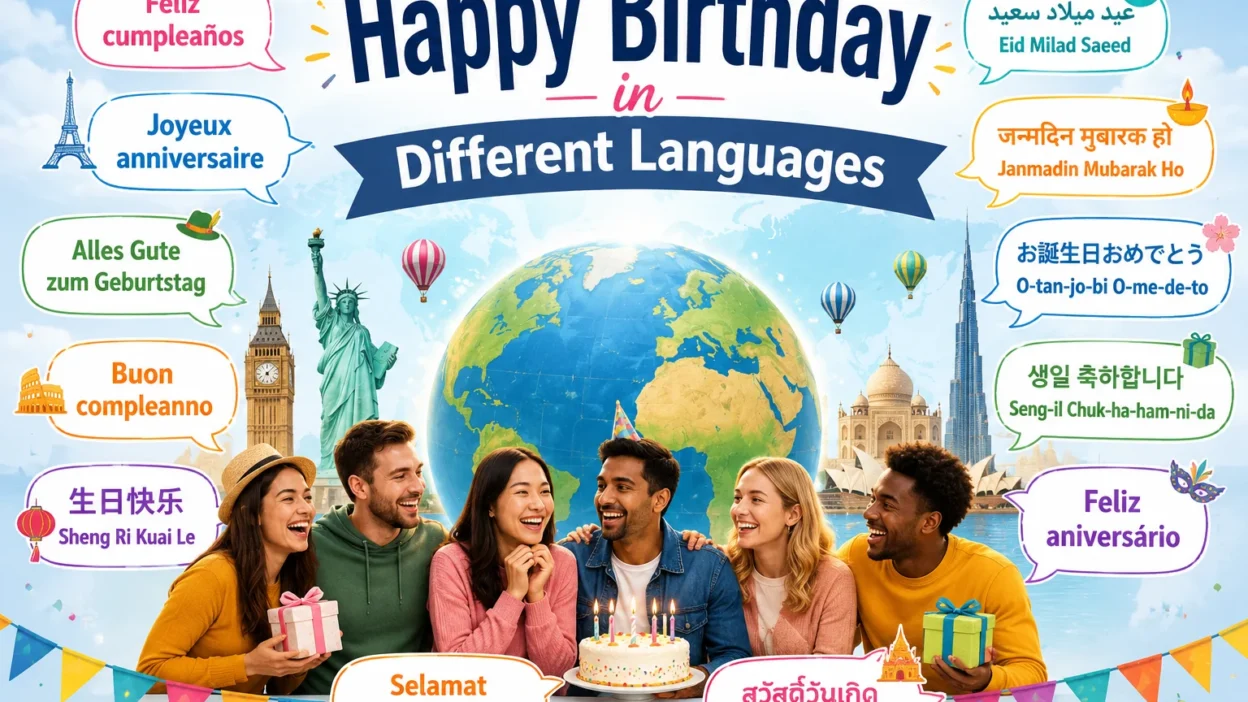 happy birthday in different languages