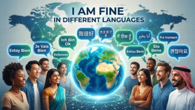 i am fine in different languages