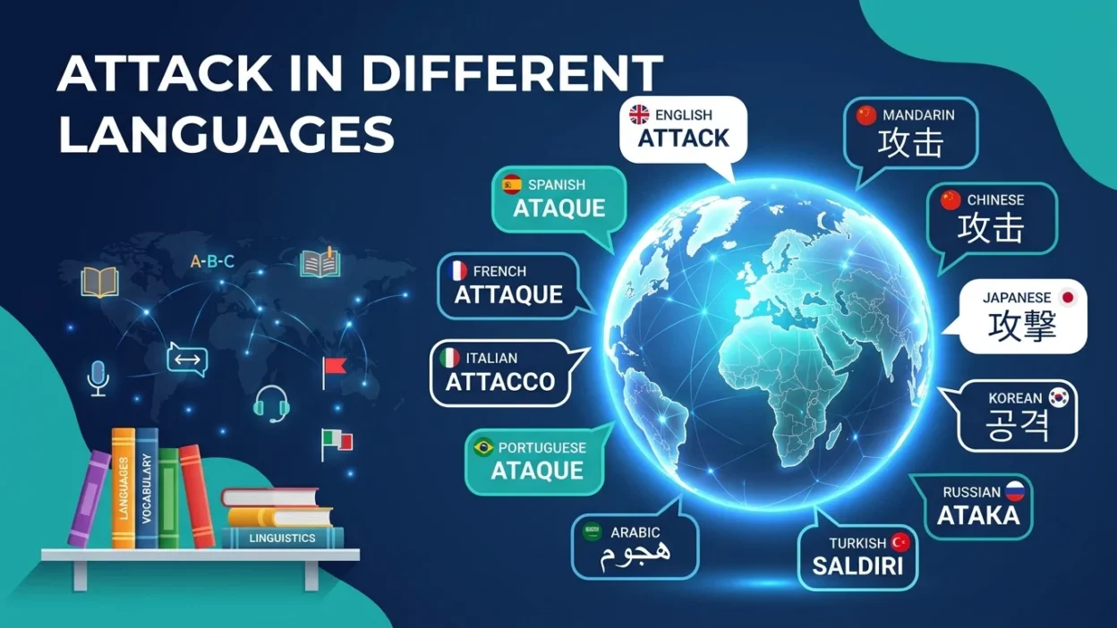 attack in different languages