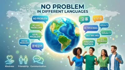no problem in different languages