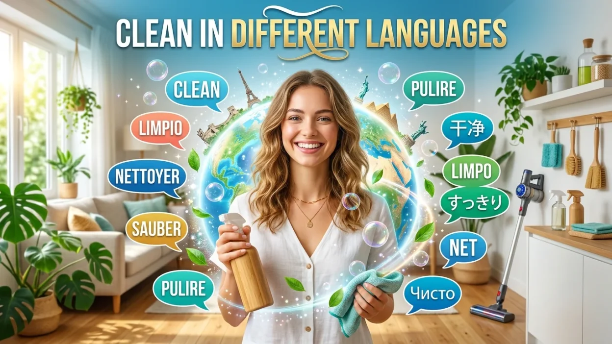 clean in different languages