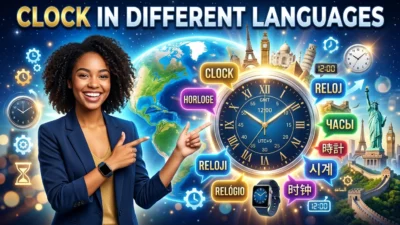 clock in different languages