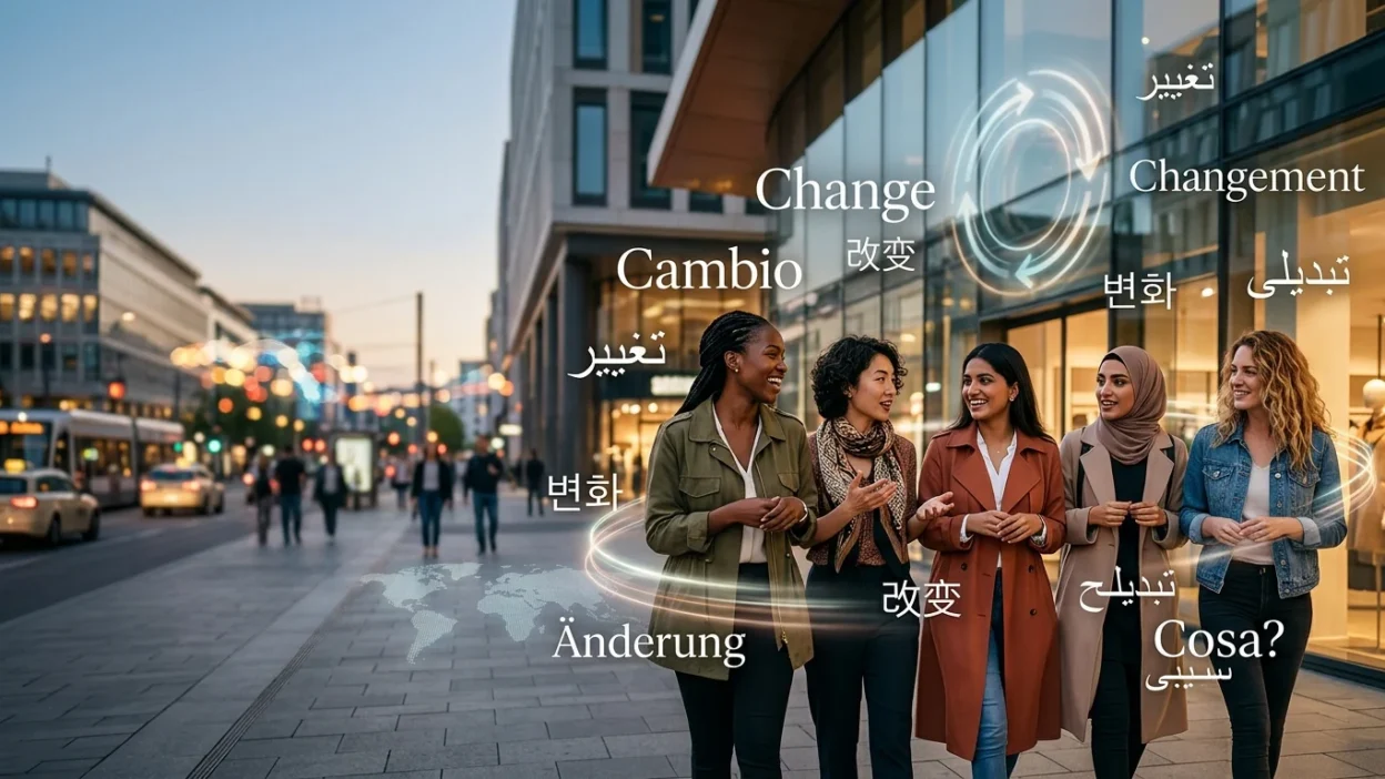 change in different languages