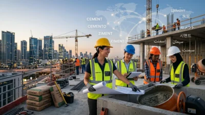 cement in different languages