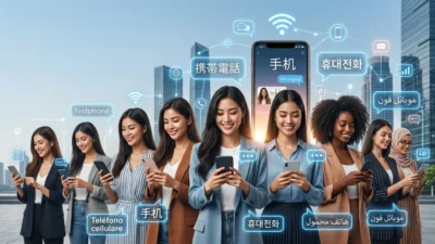 cell phone in different languages